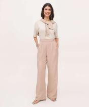 Calça Pantalona Feminina Textura Marisa-16681