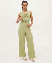 Calça Pantalona Feminina Textura Marisa-18064 Calça Pantalona Feminina Textura Marisa-18064