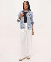 Calça Pantalona Feminina Textura Marisa-76026