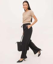 Calça Pantalona Feminina Textura Marisa-76028