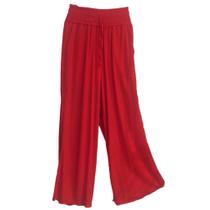 Calça pantalona feminina viscose - REDE RITZ
