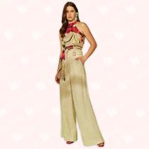 Calça Pantalona Fivela - Moda Casual Chic Calça Pantalona Fivela - Moda Casual Chic