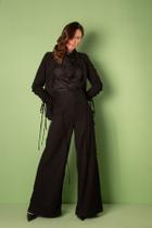 Calça Pantalona Gaby - Preto Calça Pantalona Gaby - Preto