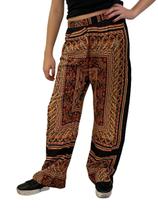 Calça Pantalona Indiana Estampada Moda Boho Style