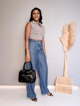 Calça Pantalona Jeans Liocel: Conforto, Estilo e Funcionalidade em Uma Só Peça Calça Pantalona Jeans Liocel: Conforto, Estilo e Funcionalidade em Uma Só Peça