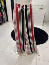 Calça Pantalona Listrada