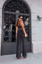 Calça Pantalona Lurex