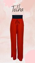Calça Pantalona Mary Telha Calça Pantalona Mary Telha