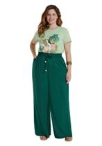 Calça pantalona plus size com cintura alta lunender 38981