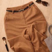 Calça Pantalona Plus Size Feminina Com Bolso E Cinto Wide Leg Social Alfaiataria Cintura Alta Calça Pantalona Plus Size Feminina Com Bolso E Cinto Wide Leg Social Alfaiataria Cintura Alta