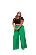 Calça Pantalona Plus Size Isis