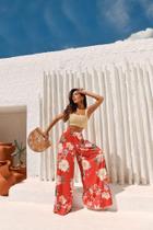 Calça pantalona red