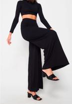 Calça Pantalona Ribana Calça Pantalona Ribana