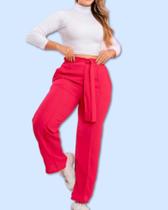 Calça pantalona rosa Calça pantalona rosa