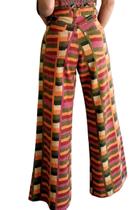 Calça Pantalona Sarja Est