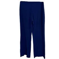Calça Pantalona Sedosa Azul Marinho da Zarak - Tam 42 Calça Pantalona Sedosa Azul Marinho da Zarak - Tam 42
