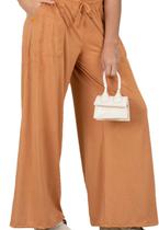 Calça Pantalona Suede Marrom Infantil Collie Calça Pantalona Suede Marrom Infantil Collie