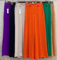 Calça pantalona Tamanho G cor laranja LD modas Calça pantalona Tamanho G cor laranja LD modas