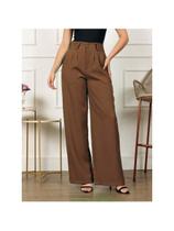 Calca pantalona tecido alfaiataria sem faixa