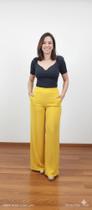 Calça pantalona tecido duna Calça pantalona tecido duna