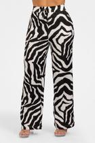 Calça Pantalona Texturizada Feminina em Poliamida - Giuli Calça Pantalona Texturizada Feminina em Poliamida - Giuli