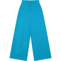 Calça Pantalona Viscose Canelada Bright Girls Ref. B2965