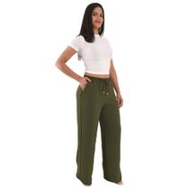 Calça Pantalona Wid Leg Feminina Alfaiataria