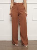 Calça Pantalona Wide Leg Alfaiataria Social Duna Feminina Calça Pantalona Wide Leg Alfaiataria Social Duna Feminina