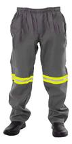 Calça Para Arco Elétrico Risco 2 Atp 11 Mr Safety Cor cinza Elástico Total Cintura e Com Um Bolso Traseiro CA 45375