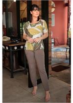 Calça Pau a Pique Moletinho Básica Chocolate