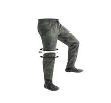 Calça Pesca Bermuda Mar Negro Proteção 50uv Estonada Verde - Tam 52