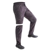Calça Pesca Proteção Solar UV com Ziper Joelho Estonada Hidronatic Preta - Mar Negro P Calça Pesca Proteção Solar UV com Ziper Joelho Estonada Hidronatic Preta - Mar Negro P