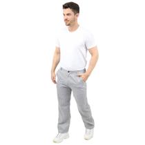 Calça Pied Poule Masculina - Calça Cozinheiro