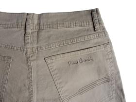 Calça Pierre Cardin de Sarja Chino Tradicional com Elastano Masculino