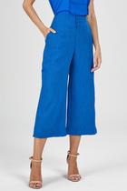 Calça PKS Pantacourt Azul