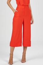 Calça PKS Pantacourt Social Laranja Calça PKS Pantacourt Social Laranja