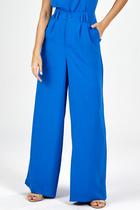 Calça PKS Wide Leg Azul Royal