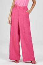 Calça PKS Wide Leg Rosa Pink