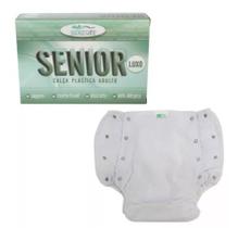 Calça Plástica Adulto Senior Luxo Com Botão SENIOR CARE