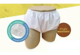 Calça Plástica Fechada Com Forro Adulto