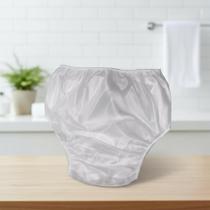 Calça Plástica Geriátrica Adulto Forro Nylon Sem Botão
