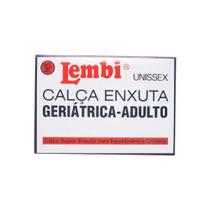 Calça Plástica Geriátrica de Adulto Pequena para Incontinência Urinária Lembi - 4 Unidades