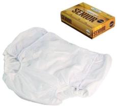 Calça Plástica Sênior Standard Branca Com Botão - Sênior Care Calça Plástica Sênior Standard Branca Com Botão - Sênior Care