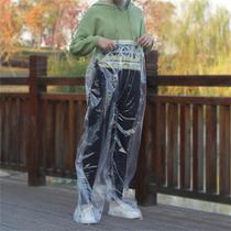 Calça Plástica Transparente Impermeável Capa de Chuva