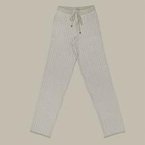 Calça Plissada Tricot Feminina