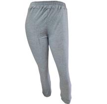 Calça Plus Size Feminina Molecotton com Listras Lateral