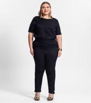 Calça Plus Size Feminina Secret Glam Preto