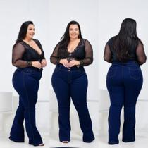 Calça plus size flare Calça plus size flare