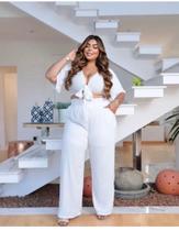 Calça plus size forrada