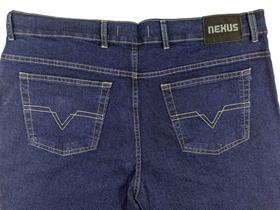 Calça Plus Size Jeans Nexus tradicional 33791 com elastano